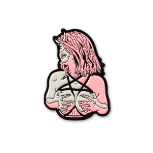 Pink Devil Lapel Pin